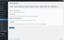 Page screenshot: Settings → CommonsBooking