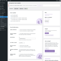 Page screenshot: Tools → Auto Updater