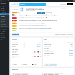 Page screenshot: Complianz 