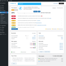 Page screenshot: Complianz 
