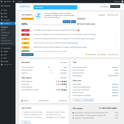 Page screenshot: Complianz 