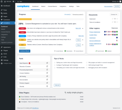 Page screenshot: Complianz 