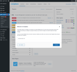 Page screenshot: Complianz 