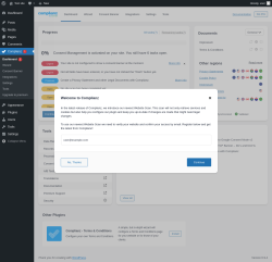 Page screenshot: Complianz 