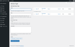 Page screenshot: Repair Buddy → Device Types