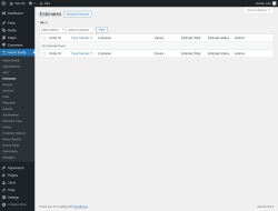Page screenshot: Repair Buddy → Estimates