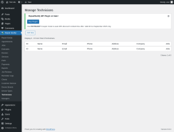 Page screenshot: Repair Buddy → Technicians