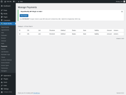 Page screenshot: Repair Buddy → Payments