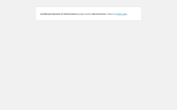Page screenshot: WordPress › Error