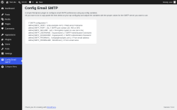 Page screenshot: Config Email SMTP