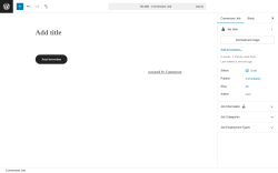 Page screenshot: Connectoor Jobs → Add New Connectoor Jobs