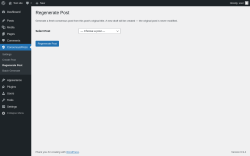 Page screenshot: ConsensusPress &rarr; Regenerate Post