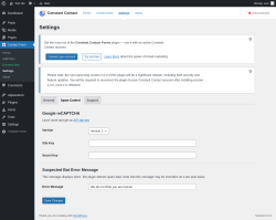 Page screenshot: Contact Form &rarr; Settings &rarr; Spam Control