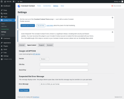 Page screenshot: Contact Form &rarr; Settings &rarr; Spam Control