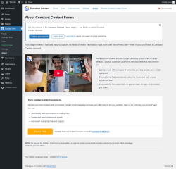 Page screenshot: Contact form → About