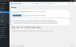 Page screenshot: Contact form &rarr; Settings &rarr; Opt-in