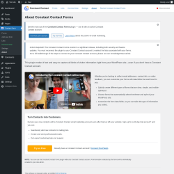 Page screenshot: Contact form &rarr; About