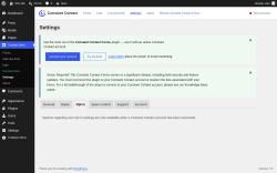 Page screenshot: Contact form &rarr; Settings &rarr; Opt-in