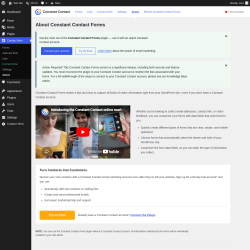 Page screenshot: Contact form &rarr; About