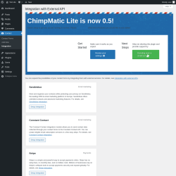 Page screenshot: Contact &rarr; Integration