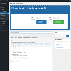 Page screenshot: Contact &rarr; Add New