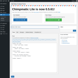 Page screenshot: Contact &rarr; Add New