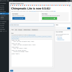 Page screenshot: Contact &rarr; Add New