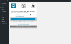 Page screenshot: ‹ Test site — WordPress