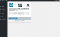 Page screenshot: ‹ Test site — WordPress