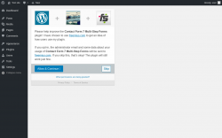 Page screenshot: ‹ Test site — WordPress
