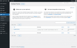 Page screenshot: Contact