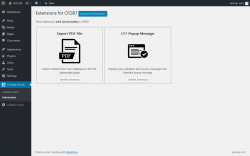Page screenshot: Contact Forms &rarr; Extensions