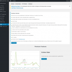 Page screenshot: CRM Entries → Go Premium