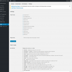 Page screenshot: CRM Entries → Settings
