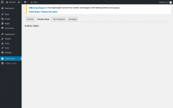 Page screenshot: CRM Entries → Entries Stats