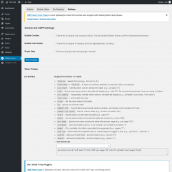 Page screenshot: CRM Entries → Settings