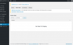 Page screenshot: CRM Entries → Entries Stats