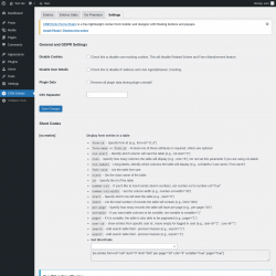 Page screenshot: CRM Entries → Settings