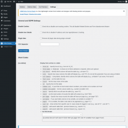 Page screenshot: CRM Entries → Settings