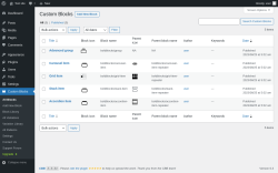 Page screenshot: Custom Blocks