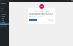 Page screenshot: ‹ Test site — WordPress