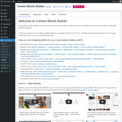 Page screenshot: Custom Blocks → Settings