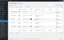 Page screenshot: Custom Blocks