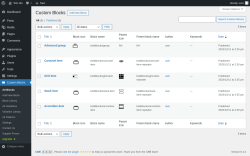Page screenshot: Custom Blocks