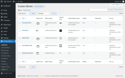 Page screenshot: Custom Blocks
