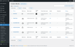 Page screenshot: Custom Blocks