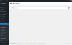 Page screenshot: Custom Blocks → Block Library