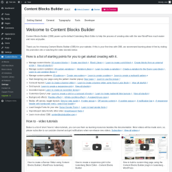 Page screenshot: Custom Blocks → Settings