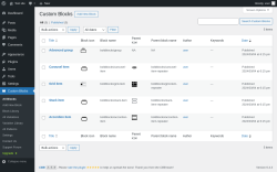 Page screenshot: Custom Blocks