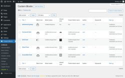 Page screenshot: Custom Blocks